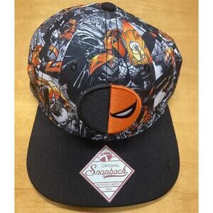 Deathstroke DC Comics Snapback Flat Brim Cap Hat